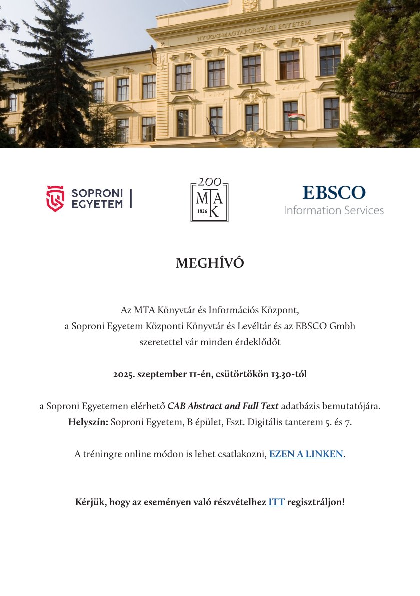 Meghivo CAB Sopron 20250911