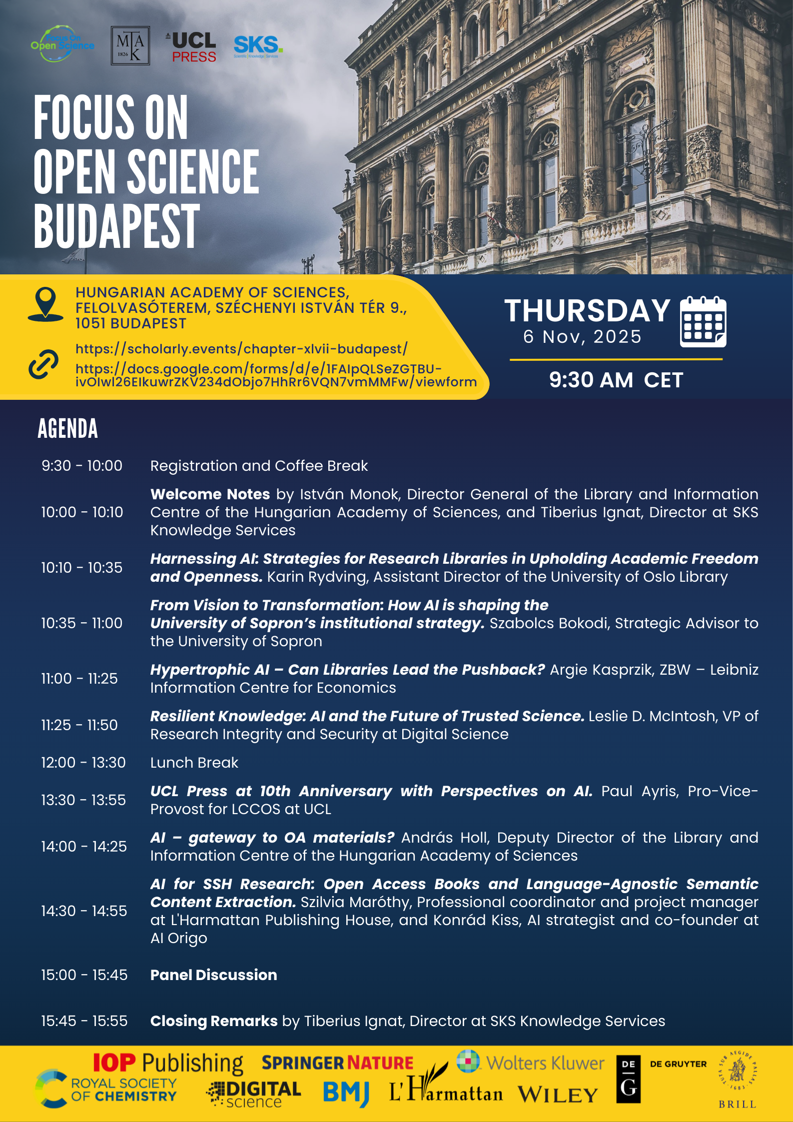 Focus on Open Science Budapest 2025 Poster